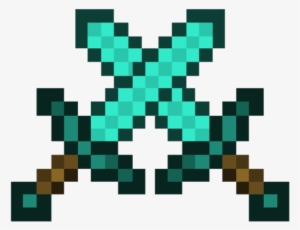 Minecraft Diamond Sword PNG, Transparent Minecraft Diamond Sword