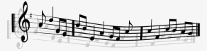 Music Staff By Alonewolves On Clipart Library - Transparent Background Music Notes Png #1473998