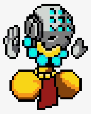 Zenyatta - Perler Beads Patterns Overwatch #1474709