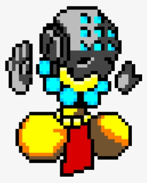 Zenyatta - Perler Beads Patterns Overwatch #1474731