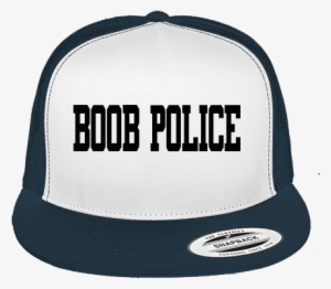 Cotton Front Trucker Hat - Boob Police #1474756