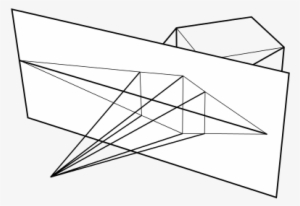 A Cube In Two-point Perspective - Graphical Perspective #1475060