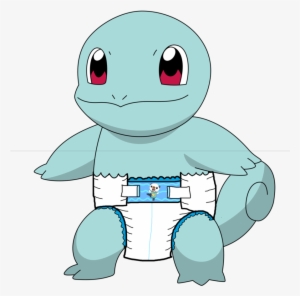 Diapered Squirtle - Diaper Pokemon #1475249