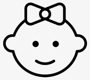 Emojis Drawing Baby Pacifier Picture Transparent - Girl Baby Icon Png #1475352