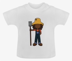 Farm Girl Future Farmer Illustration Baby Classic T - Farmergirl Bib #1475435