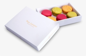 6 Pieces White Macaron Gift Box - Macaroon #1475839