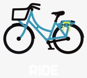 Simple, On Demand, Two-wheeled Transportation - Bike Sharing Icon #1476185