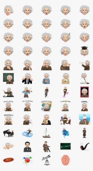 The Official Albert Einstein Emoji App #1476313