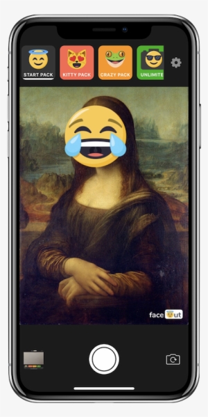 Emoji - Privacy - Camera - Like Face😇ut On Facebook - Mona Lisa Low Poly #1476514