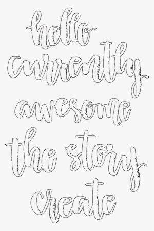 Here Is A Picture Of The Digital File - Calligraphy #1476673