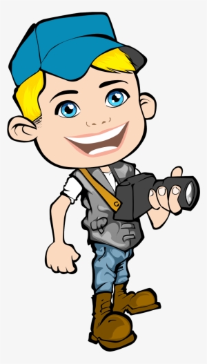 Cartoon Png Clipart Photoshop - Imagenes De Un Periodista Animado #1477051