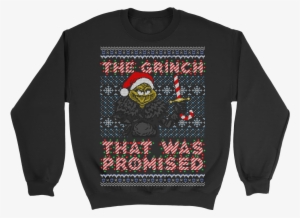 The Grinch That Was Promised - White Walker Christmas Sweater #1477068