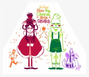 How The Grinch Stole Christmas Homestuck Troll Dr - Caliborn X Damara #1477135