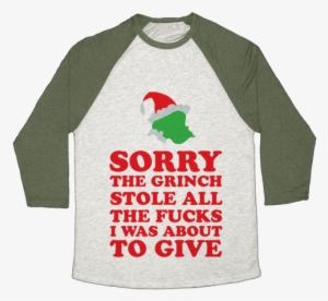 The Grinch Stole Baseball Tee - Heroes Never Die Shirt #1477386