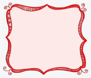 Red Frame - Melonheadz Border Black And White #1477621