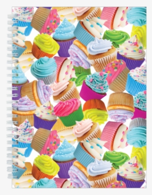 Cupcakes 3d Journal - Iscream Cupcakes 3d Spiral-bound Journal #1477886