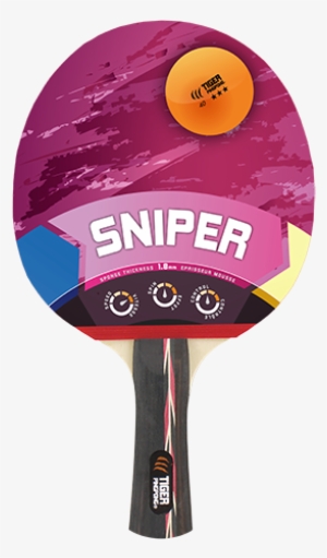 Sniper - Tiger Ping Pong Sniper Table Tennis Racket #1477931 Sniper - Tiger Ping Pong Sniper Table Tennis Racket #1477931