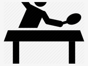Ping Pong Clipart Table Tennis Player - Table Tennis #1478018