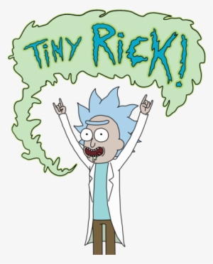 Rick Y Morty 1 Playera Hombre, Mujer Unitalla Sublimada - Tiny Rick #1479430