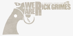 Walking Dead Rick Logo #1479499