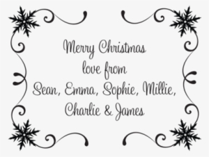 Merry Christmas Stamp - American Crafts Cards W Envelopes 5 X7 8 Pkgkraft Snowflakes #1479823