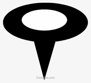 Thumb Tacks Royalty Free Vector Clip Art Illustration - Sign #1480332