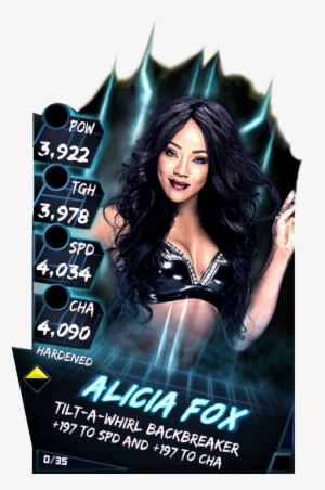 Uncommon Supercard Aliciafox Superrare Fusion 6335 - Alicia Fox Wwe Supercard #1480416