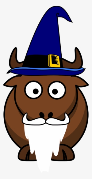Cartoon Gnu Wizard - Cartoon Wildebeest #1481423