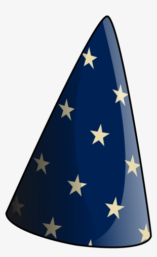 Wizard Hat Silhouette - Magician Hat Cartoon Png #1481881