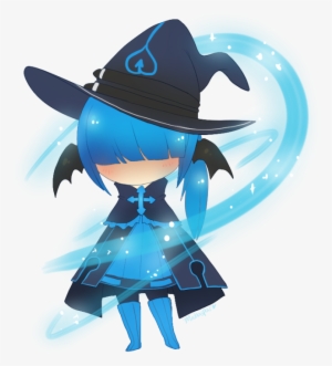 Wizard Hat Chibi Anime Pictures Png Wizard Hat Chibi - Anime Chibi Wizard #1482419