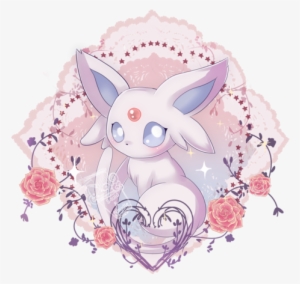 Pokemon, Espeon, And Cute Image - Kawaii Espeon #1482559