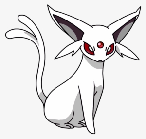 White Espeon By Portadorx On Deviantart Png Transparent - Pokemon Espeon #1482668
