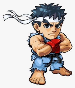 Ryu Png Free Download - Ryu Street Fighter Cartoon #1482862