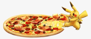 Com Pizza Food Cuisine Dish - Pokemon Pizza Png #1482984