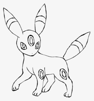 Best Of For Other Eeveelution Vaporeon Jolteon Flareon - Umbreon Black And White #1483210