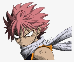 Black And White Stock Fairy Tail Drawing - Natsu Dragon Force Drawing #1483646