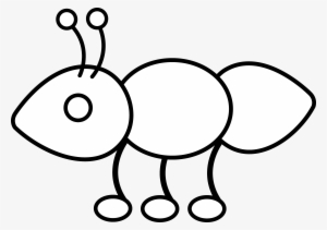 Ants Clipart Black And White - Imagenes De Hormigas Para Dibujar #1484443