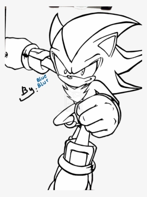 Shadow The Hedgehog Coloring Pages Paint By New - Shadow The Hedgehog Color Pages #1484811