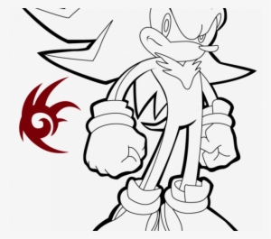Super Shadow The Hedgehog Coloring Pages New Super - Super Shadow Coloring Pages #1484884