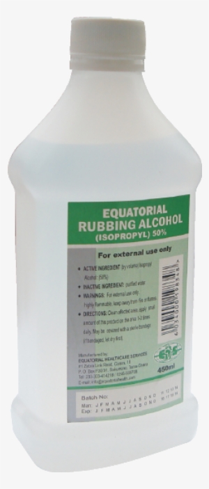 Equatorial Rubbing Alcohol 50% - Rubbing Alcohol Png #1485032