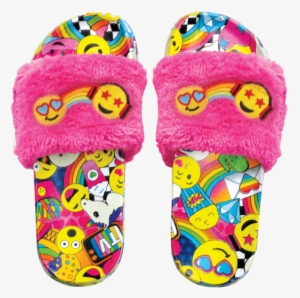 Picture Of Emoji Party Fur Slides - Emoji Slides #1485154