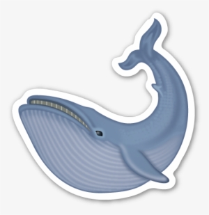 **this Sticker Is The Large 2 Inch Version That Sells - Transparent Background Whale Emoji #1485819