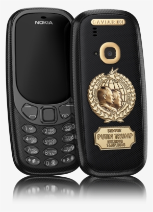 Caviar Nokia Putin Trump Summit Black Version - Nokia 3310 #1485935