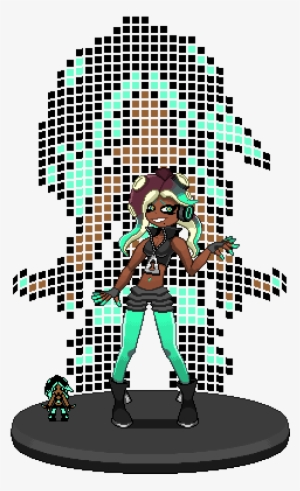 Author Comments - Marina Splatoon Pixel Art #1486302