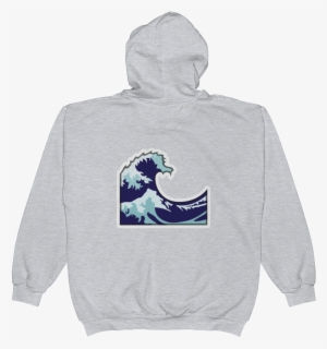 Emoji Zip Hoodie - Zazzle Wasserwelle - Emoji Puzzle #1486324