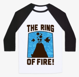 The Ring Of Fire Baseball Tee - Fight Club Book Club #1486890