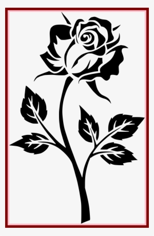 Clip Art Transparent Stunning Flower Clip Art Beauty - Red Rose Logo Transparent Background #1487032