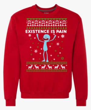 Mr Meeseeks Existence Is Pain Ugly Christmas Sweater - Christmas Jumper #1487154