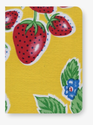 Garden Berry Logbook - Oilcloth - Forever Strawberries Yellow #1487403