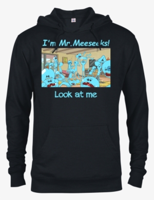 Mr Meeseeks Hoodie - Got Apparel Adult Unisex French Terry Hoodie Halloween #1487501